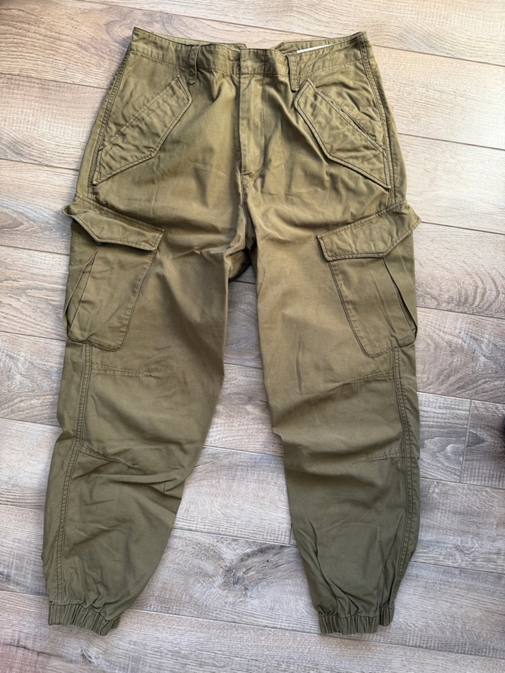 rag & bone Olive Cargo Jogger Trousers